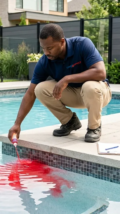 pool leak detection johannesburg dye testing pool for leaks