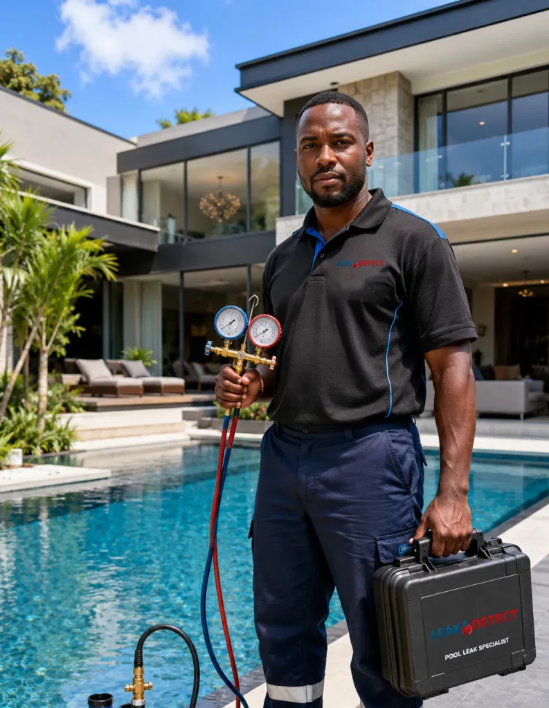 pool leak detection johannesburg pool leak technician