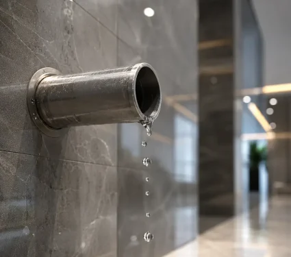 commercial leak detection johannesburg leaking pipe in building lobby